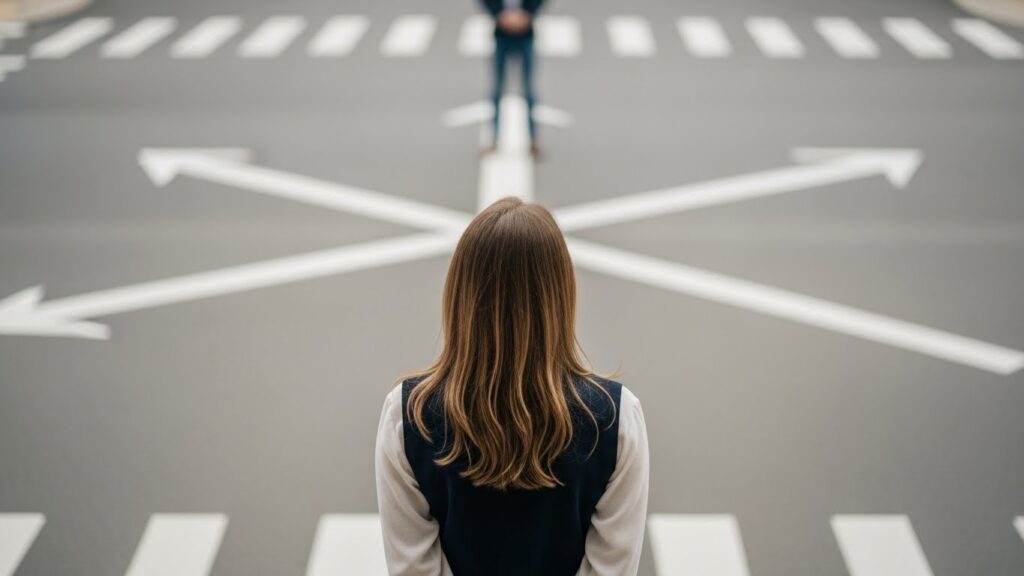 O Paradoxo da Liberdade: quanto mais opções, menos clareza mental 2 Pessoa fazendo escolha - influência