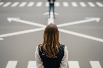 Pessoa fazendo escolha - influência