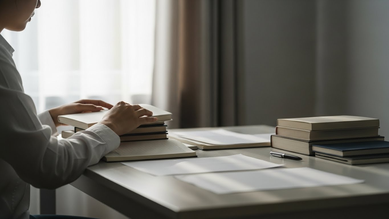 Pessoa fazendo estudo –Própria Visão de Mundo