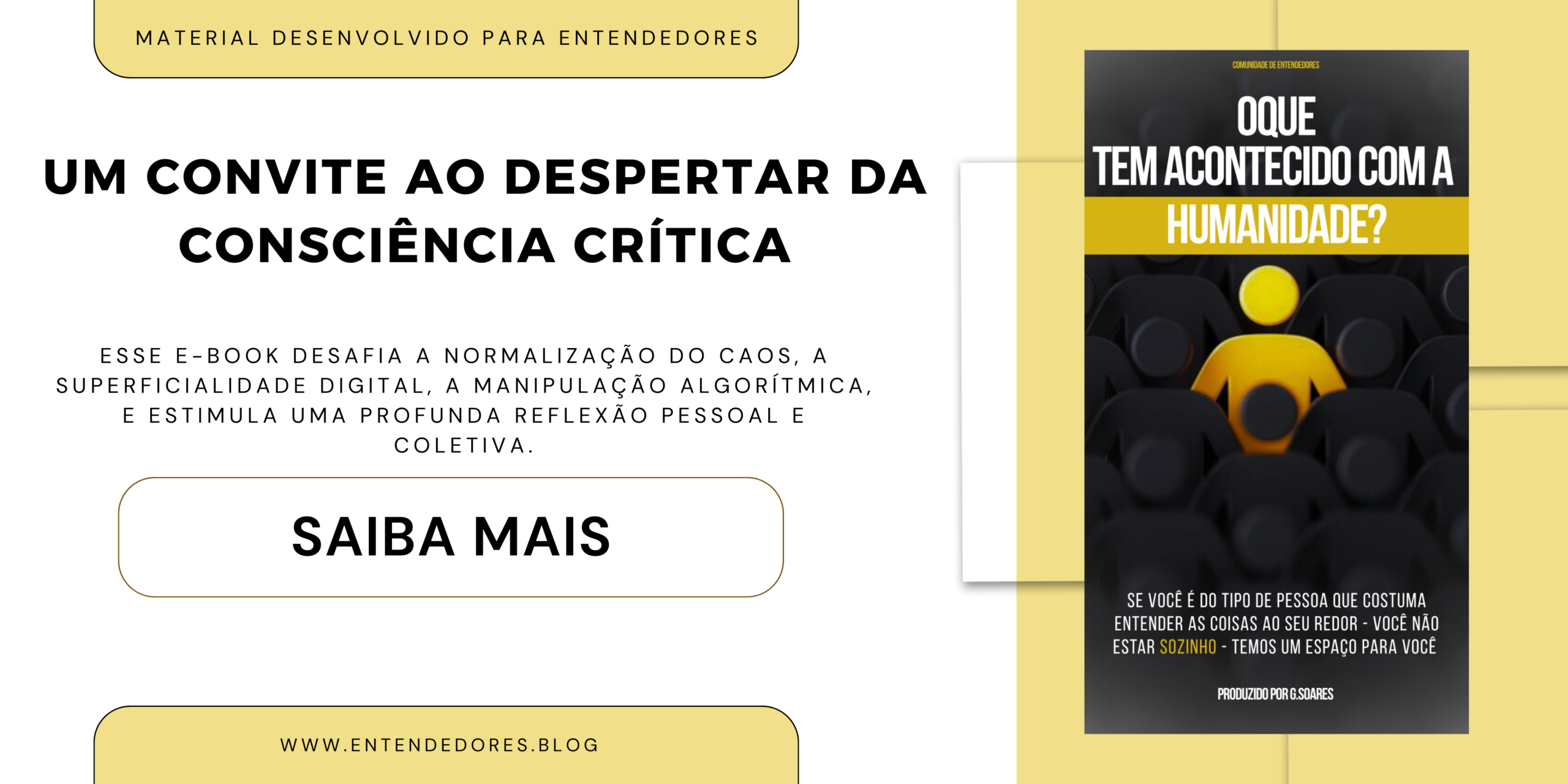 O que está acontecendo com a humanidade - publicidade