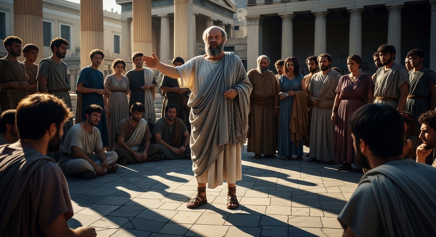 O que Sócrates Pode Ensinar Sobre Questionar Tudo e Transformar Sua Vida 1 Questionar tudo - Sócrates