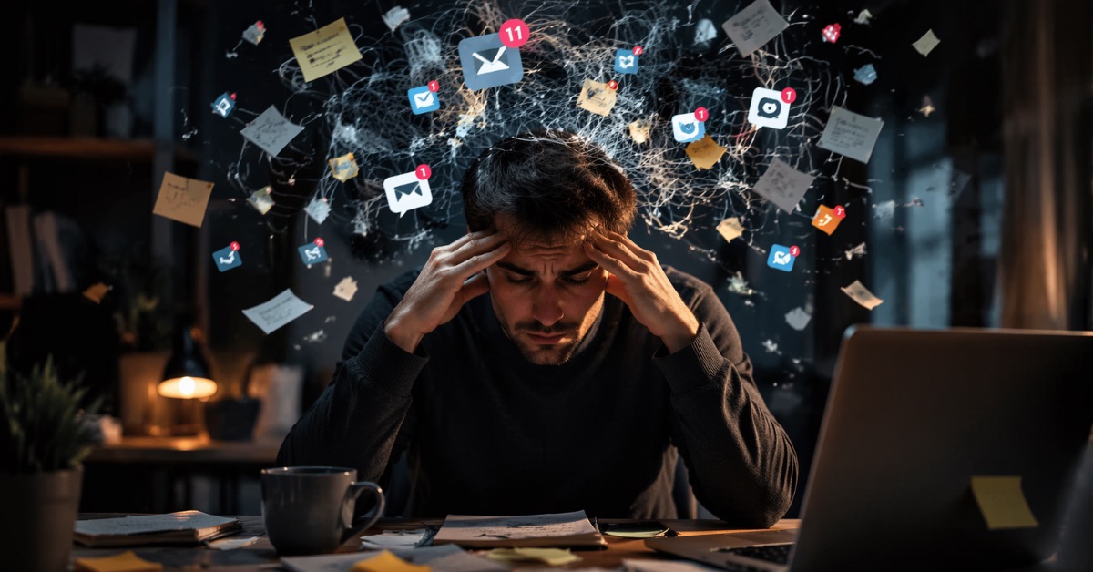 Você Não Está com Cansaço — Está Mentalmente Sobrecarregado (E Isso Está Te Destruindo Aos Poucos)